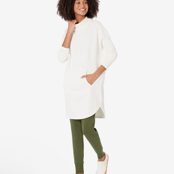 (A8) bobi Los Angeles Drop Shoulder Tunic, in cream, Size Medium, NWT - Picture 6 of 7